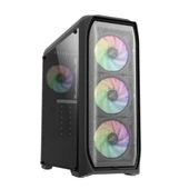 ZALMAN N5MF 600W 4X120MM RGB FAN USB 3.0 ATX SIYAH KASA - 1
