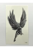 Melek Angel Geçici Mini Dövme Tattoo Aksesuar Şık - 1