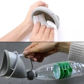 Unisex Taşınabilir Hijjenik Seyahat Tuvalet Aparatı Seyahat Tuvalet Hunisi - 4