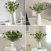 Yapay Zeytin 40cm 5 Dallı 10 Meyveli Demet Yapay Çiçek Artificial Olive - 6