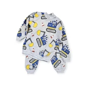 Kepçeli Erkek Çocuk Pijama Takım - 6
