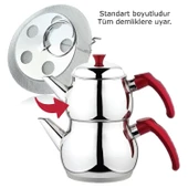 Gondol Demlikiçi Çelik Çay Süzgeçi (G-139) 5 Adet GKH - 4