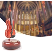 Hareketli Violin Müzik Kutusu - 2