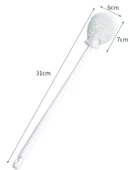 Kavanoz ve Biberon Yıkama Fırçası Silikon Beyaz - 3