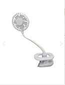 Portatif Işıklı Mini Klipsli Fan - 4