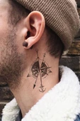 Pusula Geçici Dövme Tattoo Aksesuar Şık Moda Yaz - 1