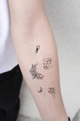 Minimal Magic Tattoo Kol Geçici Dövme Şık Moda Aksesuar  El,Kol,Bilek,Göğüs Dövme,Tattoo - 1