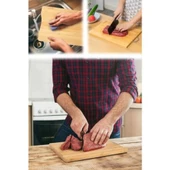 Metal Saplı Bambu Kesim Panosu - 1