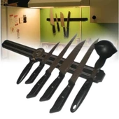 Mıknatıslı Paslanmaz Duvar Bıçak Askısı Standı 55 Cm Aparat - 1