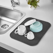 Silikon Kaydırmaz Mutfak İçin Bulaşık Matı, Çok Amaçlı Kurutmalık 36x28cm - 2