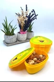 2'li İç İçe Geçebilen Armut Model Saklama ve Beslenme Kabı Seti (550 ml + 250 ml) - 7