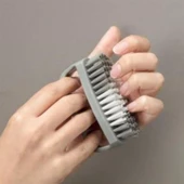 Tutamaçlı Plastik Pratik Tırnak ve Kıyafet Yaka Temizlik Fırçası- TP-113 - 2