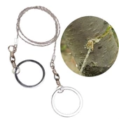 Karavanda ,Kampda  Taşınabilir Mini  Zincir  Cep Testeresi Dişli Tel Ahşap Plastik Metal Kes - 1