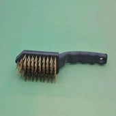 Metal Tel Fırça Plastik Saplı Pas Kir Sökme Temizleme Fırçası thumbnail 1