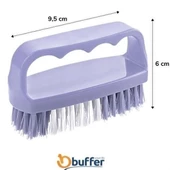 Tutamaçlı Plastik Pratik Tırnak ve Kıyafet Yaka Temizlik Fırçası- TP-113 - 5