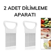 Pratik Kolay Eşit Şekilde Sebze Kesme Dilimleme Aleti Aparatı - 8