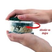 Pratik Sarımsak Ezme Doğrama Rendeleme  Öğütme Aleti Aparatı - 7