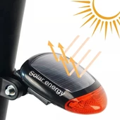 LED Güneş Enerjisi ile Şarj Edilebilir Bisiklet Kuyruk Lambası Solar Bisiklet Lambası - 4
