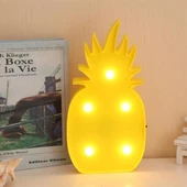 Ananas Şeklinde Ledli Dekoratif Eğlenceli Çocuk Gece Lambası - 2
