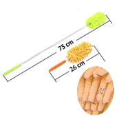 Teleskopik Mikrofiber Pratik Uzayabilen Toz Alma Fırçası Aparatı - 8