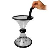 Eğlenceli Huni Şeklinde İlginç Şeffaf Para Biriktirme Kumbarası - 2