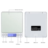 Dijital Hassas Mutfak Terazisi Hassas Tartı 2000 Gr/01 Gr Hassasiyet - 3