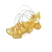 Parti ve Özel Gün Dekorasyonu Çan Şeklinde Metal Şerit Led Işık - 3