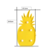 Ananas Şeklinde Ledli Dekoratif Eğlenceli Çocuk Gece Lambası - 5