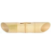 6 x 1 cm Girişli Kılıflı Bambu Ağacı Akustik Ses Yükseltici Aparat - 1