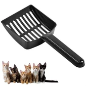 Plastik Evcil Hayvan Kedi Kumu Temizleme Eleme Küreği - 1