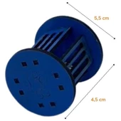 Mini Silindir Eğlenceli Renkli Sağlam Küçük Pati İzi Şekilli Kedi Oyuncağı - 5