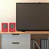 N62 1+1 Multimedia USB ve Jacklı Mini Hoparlör Yüksek Stereo Ses Sistemi - 5