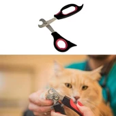 Büyük Irk Köpek Kedi Çelik Uçlu Evcil Hayvan Tırnak Makası Pati Bakım Aleti Ergonomik Kaymaz - 4