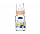 Baby Time BT074 Klasik Cam Biberon 125 Ml - Krem - 1