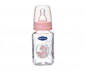 Baby Time BT074 Klasik Cam Biberon 125 Ml - Pembe - 1