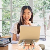 Ayarlanabilir Dizüstü Destek Tabanı Tamamen Katlanabilir Taşınabilir Laptop Yükseltici - 2