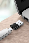 USB'den TYPE-C 'ye Dönüştürücü Adaptör Veri Aktarımı Sağlayıcı Şarj Data Çevirici - 8