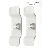 6'lı Pratik Kablo Toparlayıcı Yapışkanlı Klips Mutfak Air Fryer Kettle Kahve Tost Makinası - 4