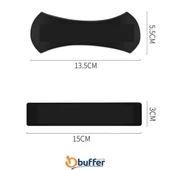 Yeni Nesil Nanotech Güçlü Yapıştırıcı Cep Telefonu Tutucu Pad - 3