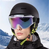 Kayak Gözlüğü Ventilli Güneş Kar Gözlük Gökkuşağı Snowboard Glasses Ekonomik Gözlük - 2