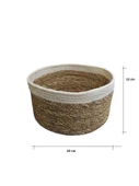 Panalı Naturel Yuvarlark Organize Sepet L Boy PNL-PH35L - 1