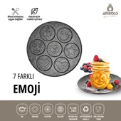 Funny Emoji Pankek Krep Tavası 26 Cm - 2