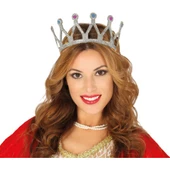 Rönesans Kraliçe Tacı Gümüş Renk - 1