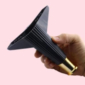 Mobilya Çekyat Kanepe Komidin Sehpa TV Ünitesi Koltuk Ayağı 15 cm Siyah Altın Baza Ayak 4 Adet - 4