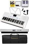 Midex PS-2300WH 61 Tuşlu Org Seti Beyaz Kaliteli Başlangıç İçin Uygun - 1