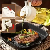 2si 1arada Yağ Dökücü ve Spreyli Yağdanlık Cam Yağ Püskürtücü - 4