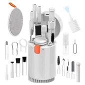 20 Parça Çok Fonksiyonlu Bilgisayar Temizleme Seti Klavye Cep Telefonu Kablosuz Kulaklık Temizleme Kalemi Toz Alma Multi Temizlik Kiti 20in1 - 1