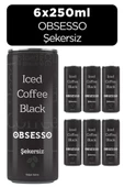 Obsesso Şekersiz Soğuk Kahve 250 Ml X 6 Adet - 1