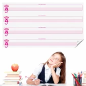 Kılavuz Çizgili Akıllı Kağıt Yazı Tahtası Duvarda İz Bırakmaz Statik Yeni Müfredata Uygun 100x56cm - 1