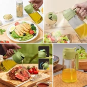 2si 1arada Yağ Dökücü ve Spreyli Yağdanlık Cam Yağ Püskürtücü - 2